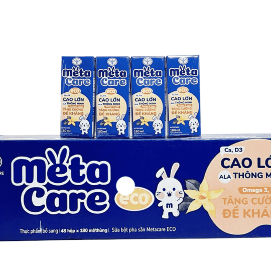 Sữa bột pha sẵn metacare xanh 180ml