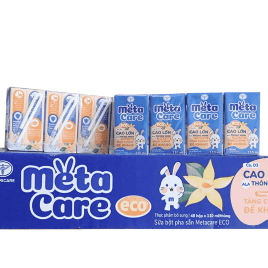 Sữa bột pha sẵn metacare xanh 110ml