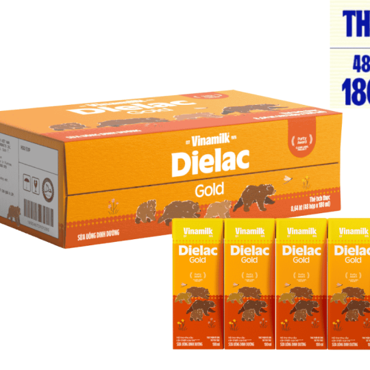 Sữa bột pha sẵn Dielac Gold hộp 180ml