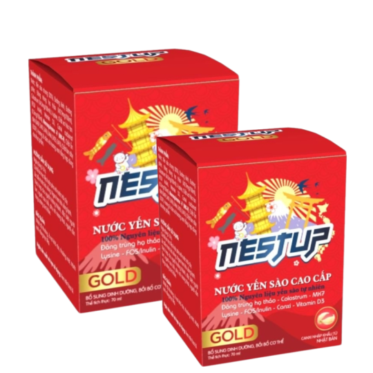 Yến sào nestup gold đỏ hủ 70ml