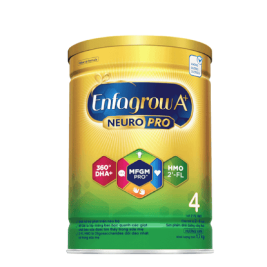 Sữa bột Enfagrow A+ số 4 1700g (2-6 tuổi)