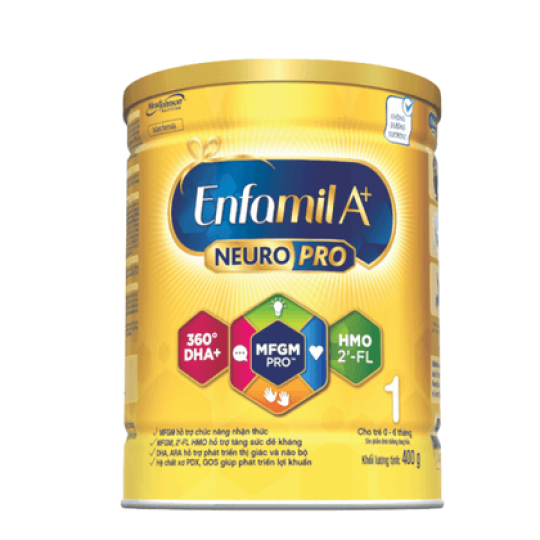 Sữa bột Enfamil A+ số 1 400g (0-6 tháng)