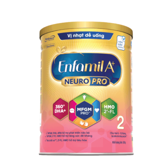 Sữa bột Enfamil A+ số 2 830g (6-12 tháng)