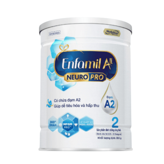 Sữa bột Enfamil A2 NeuroPro số 2 800g (6 - 12 tháng tuổi)