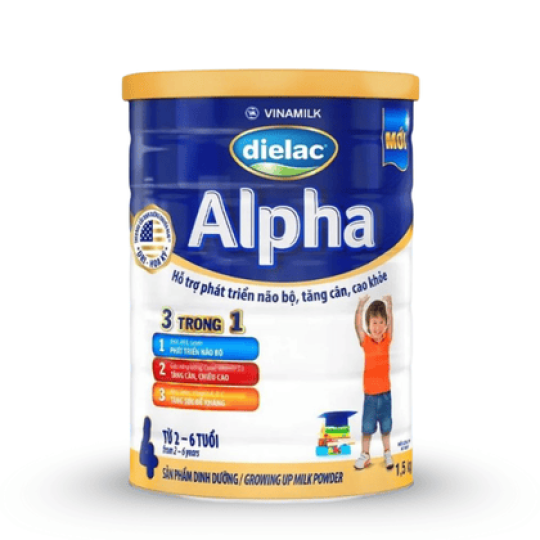 Sữa bột Dielac Alpha 4 900g (cho trẻ từ 2 - 6 tuổi)