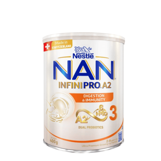 Sữa Nan Infinipro A2 6HMO số 3 400g cho bé 2-6 tuổi