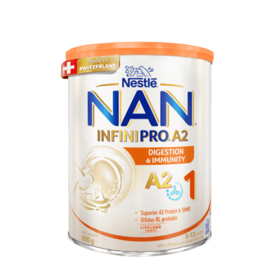 Sữa Nan InfiniPro A2 số 1 800g cho bé 0-12 tháng tuổi
