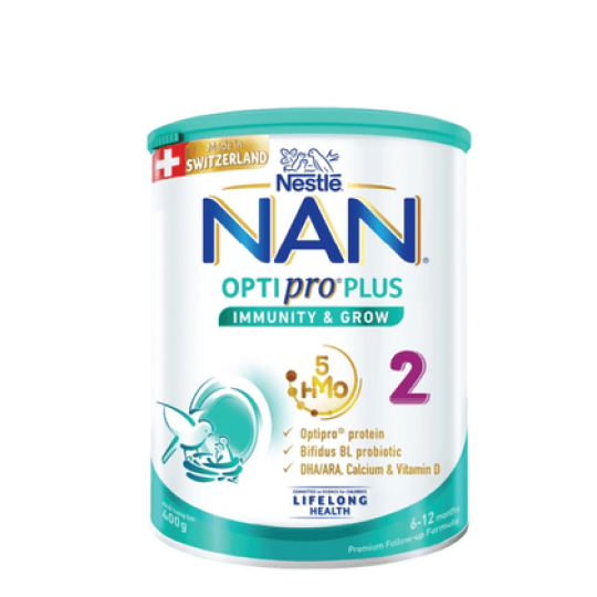 Sữa Nan Optipro Plus số 2 5HMO 800g cho bé 6-12 tháng tuổi