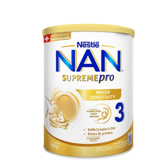 Sữa Nan Supreme Pro 3 800g cho bé 2-6 tuổi