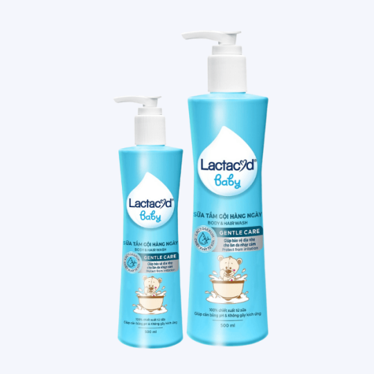 Sữa tắm Lactacyd 500ml trị rôm sảy cho bé