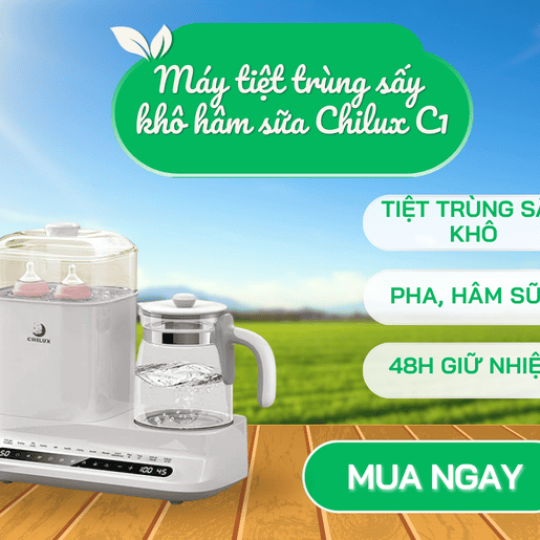 Máy tiệt trùng Sấy khô Hâm sữa Chilux C1