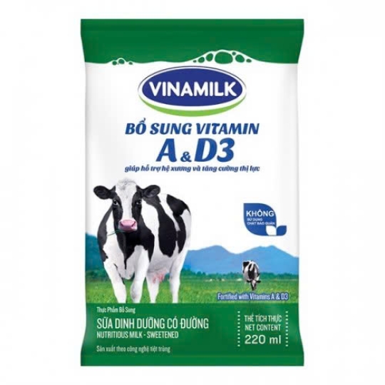 Sữa tươi VINAMILK bịch